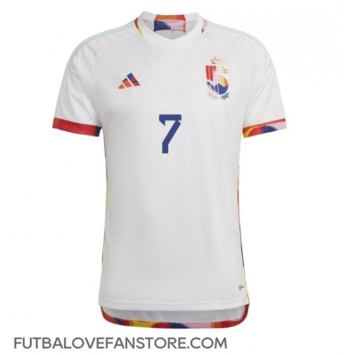 Belgicko Kevin De Bruyne #7 Vonkajší futbalový dres MS 2022 Krátky Rukáv